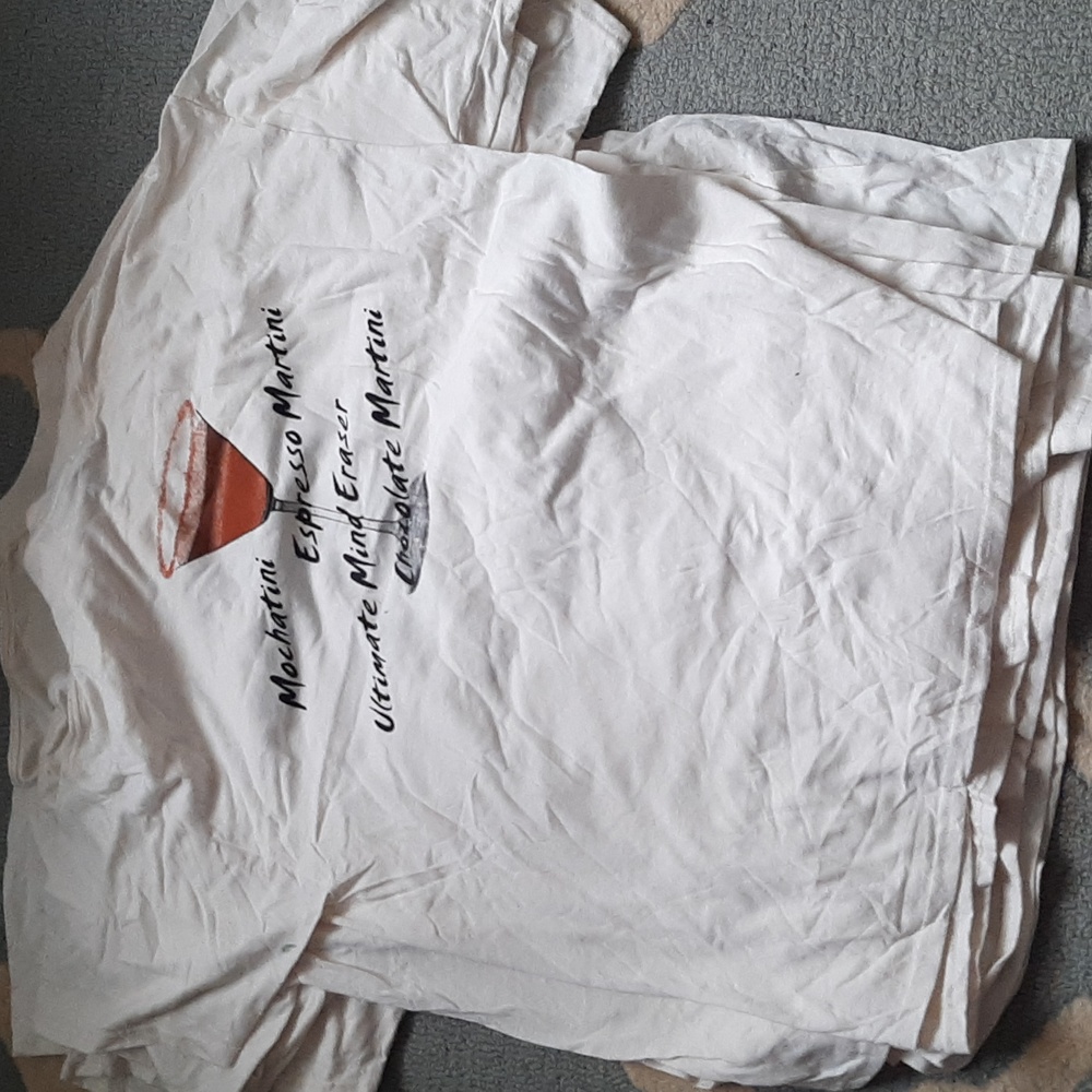 🗽 Lot of 5 Martini Single Stitch Tee Shirt Mens Size XL White